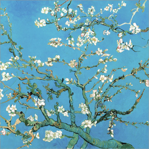 Poster Almond Blossom, 1890