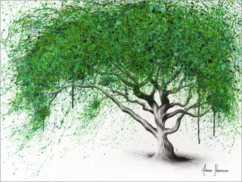 Plakat Green Breeze Tree