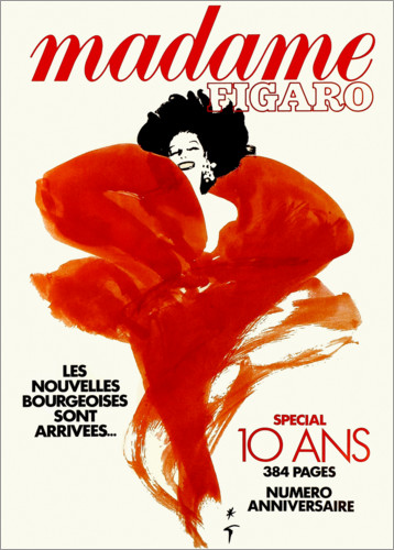 Plakat Madame Figaro 1990