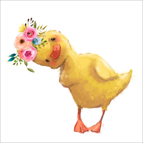 Poster Poussin de printemps