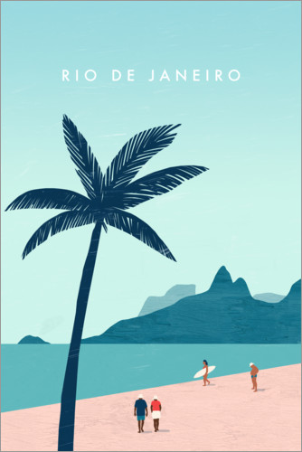 Poster Rio de Janeiro Illustration