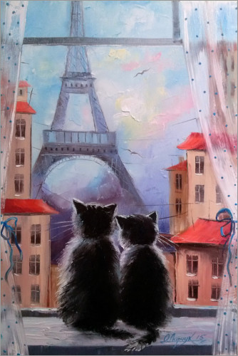 Poster Together in Paris