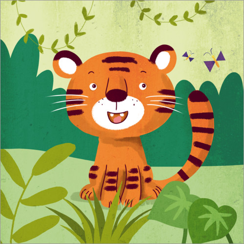 Poster Kleiner Tiger