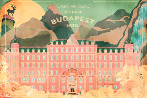 Plakat Grand Budapeszt Hotel