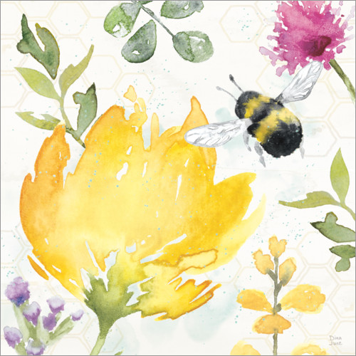 Poster Bienen-Harmonie II