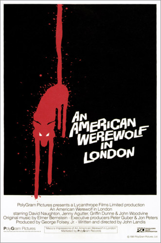 Poster Le Loup-garou de Londres (anglais)