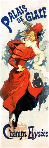 Poster Eispalast - Champs Elysées (französisch)
