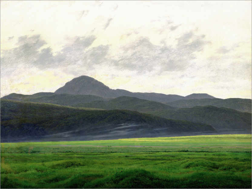 Plakat Mountainous landscape