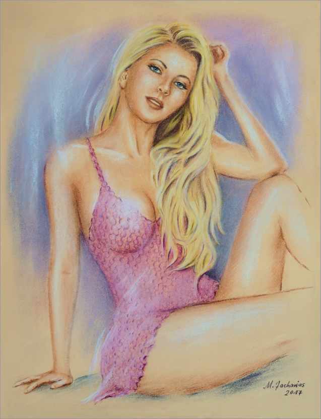 Poster Schönes Model