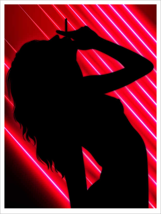 Poster Rotlicht