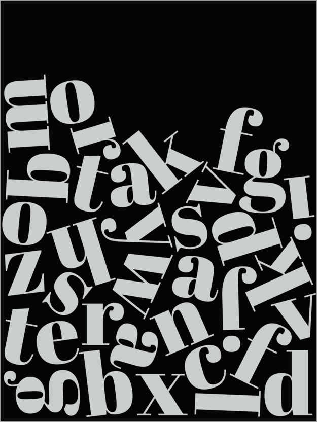 Poster The alphabet