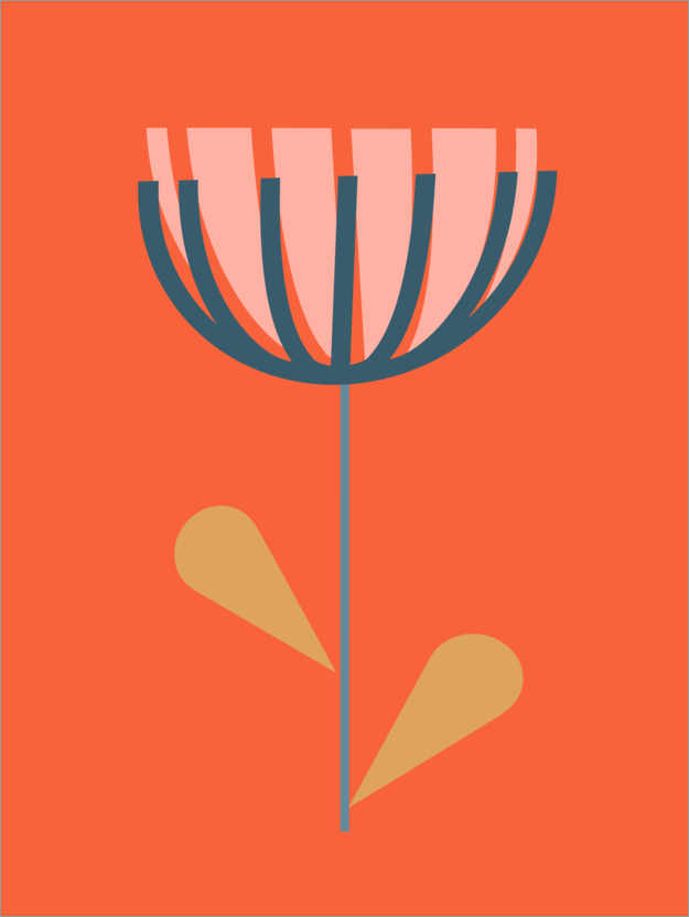 Poster Fleur minimaliste