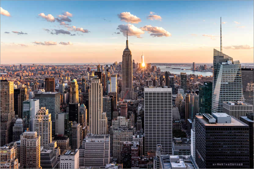 Plakat Sunset in New York City