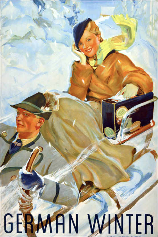 Plakat German winter