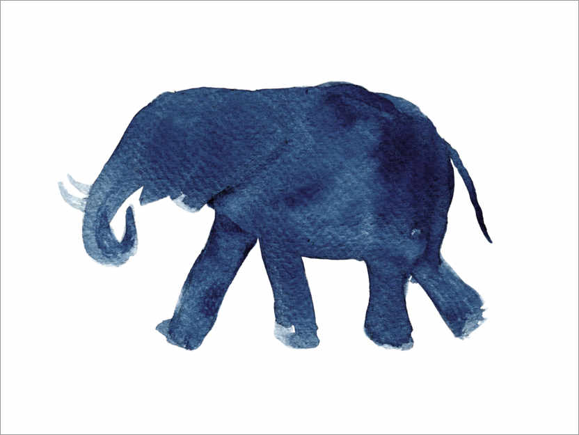 Poster Elephant silhouette