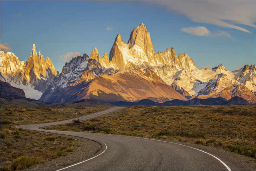 Poster Fitz Roy in Patagonia