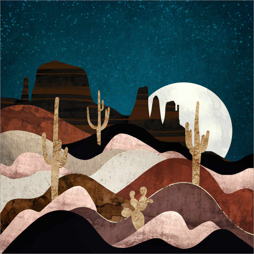 Poster Stelle del deserto