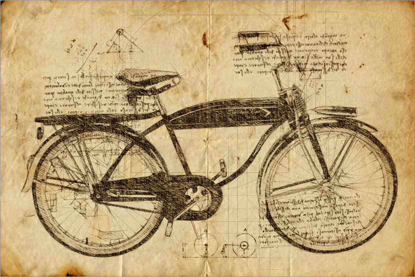 Poster Retro Bicycle