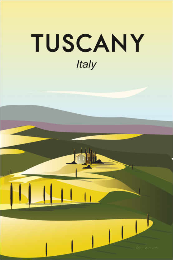 Plakat Tuscany