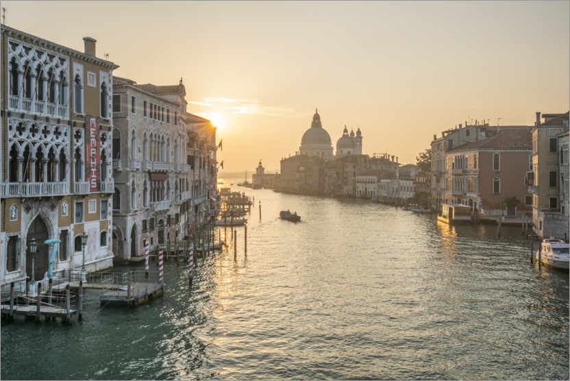 Poster Grand Canal at sunrise