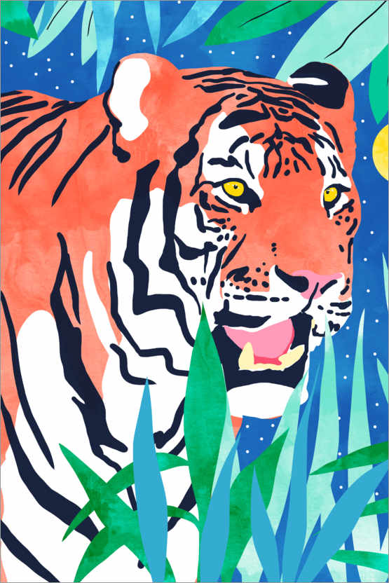 Plakat Tiger Forest