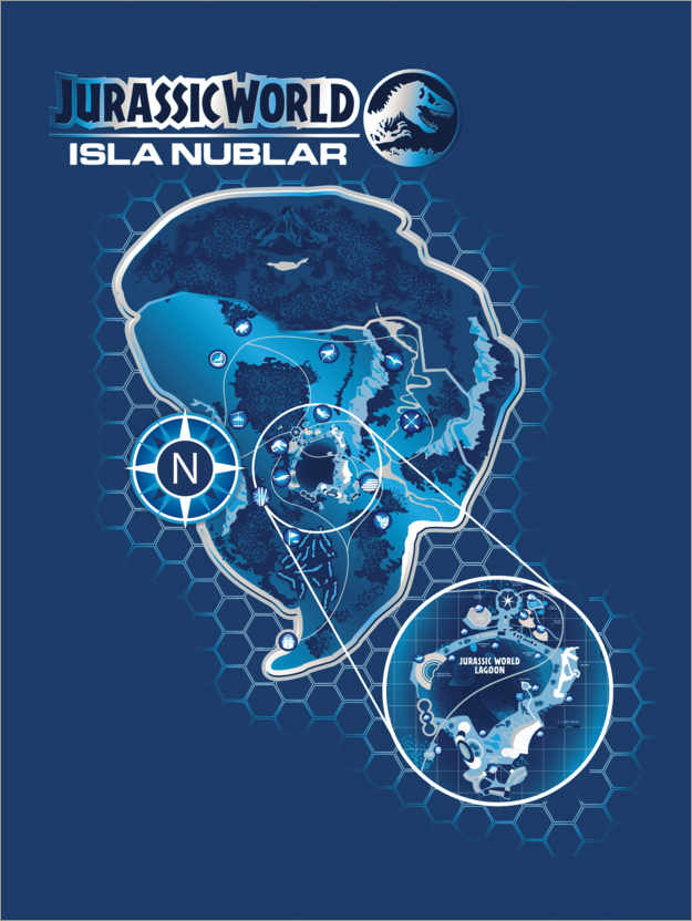 Plakat Isla Nublar