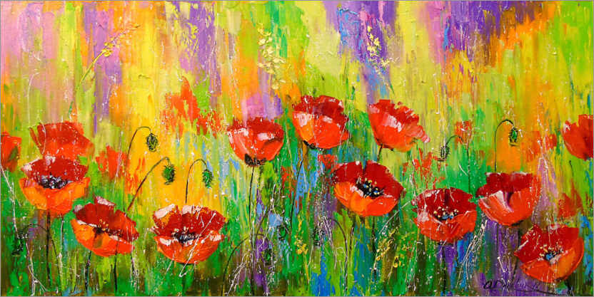 Poster Bright poppies