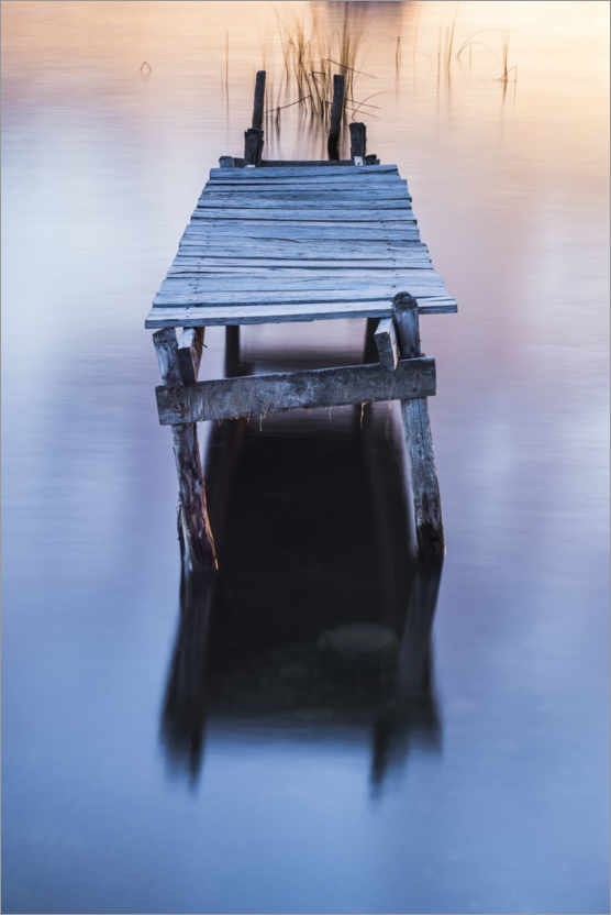 Plakat Sunrise on the old jetty
