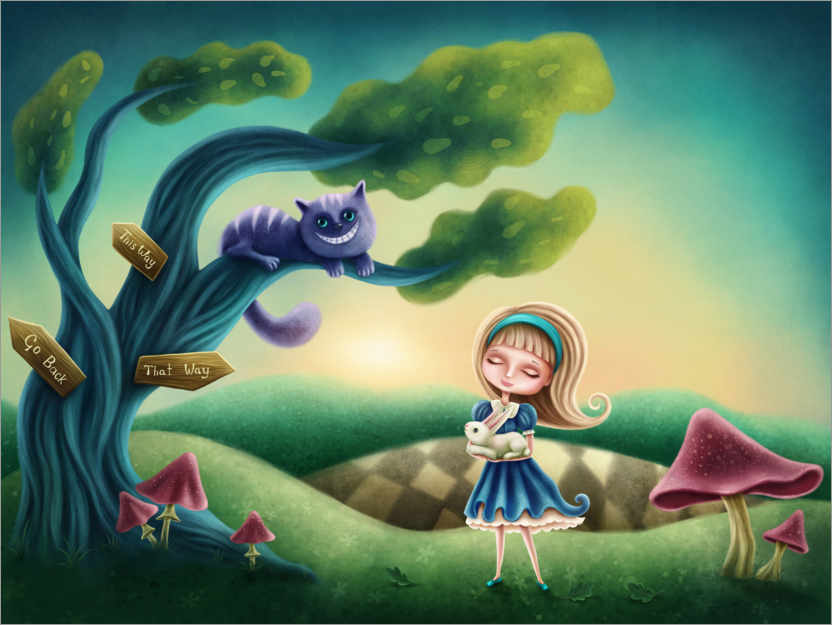 Poster Alice im Wunderland