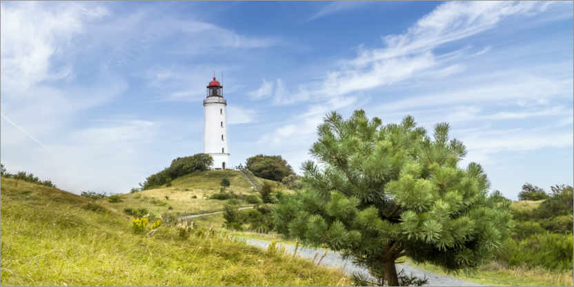 Poster Dornbusch lighthouse on Hiddensee