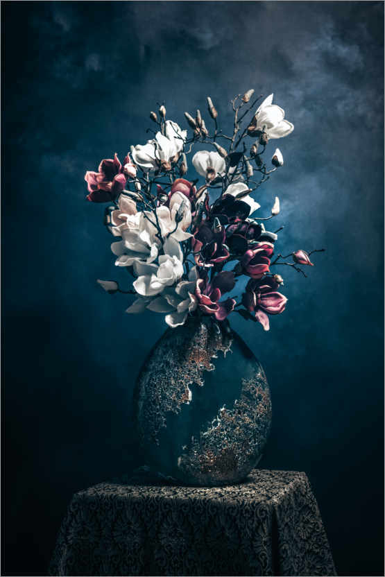 Poster Natura morta di una magnolia