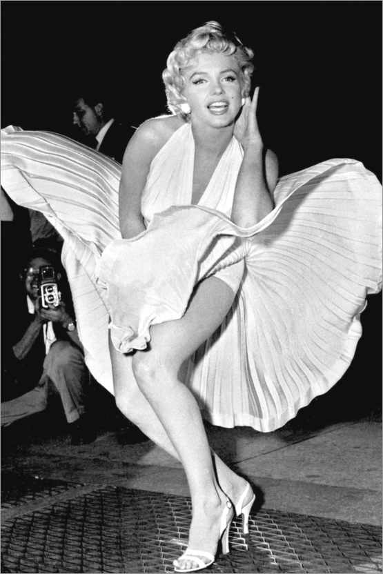Poster Marilyn Monroe in posa