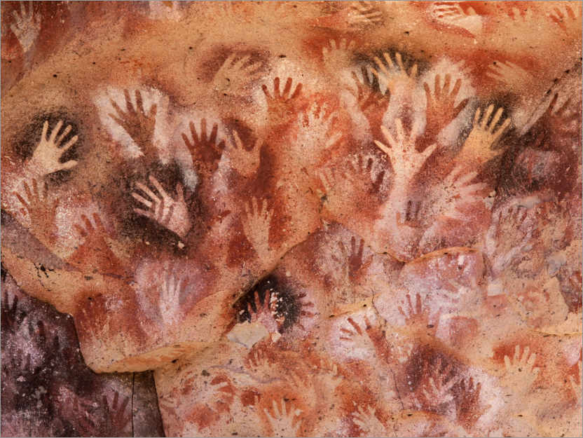 Poster Grotta delle mani, Argentina