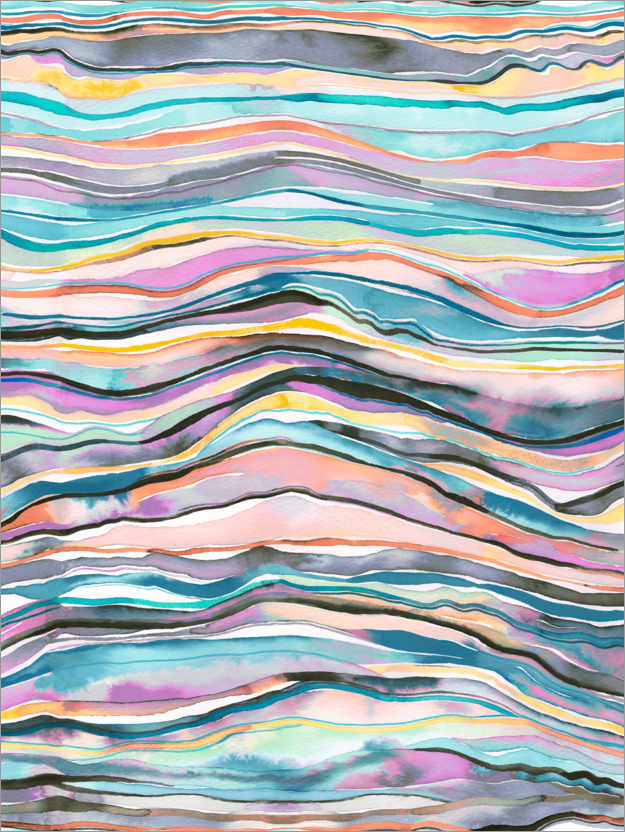 Poster Agate rainbow