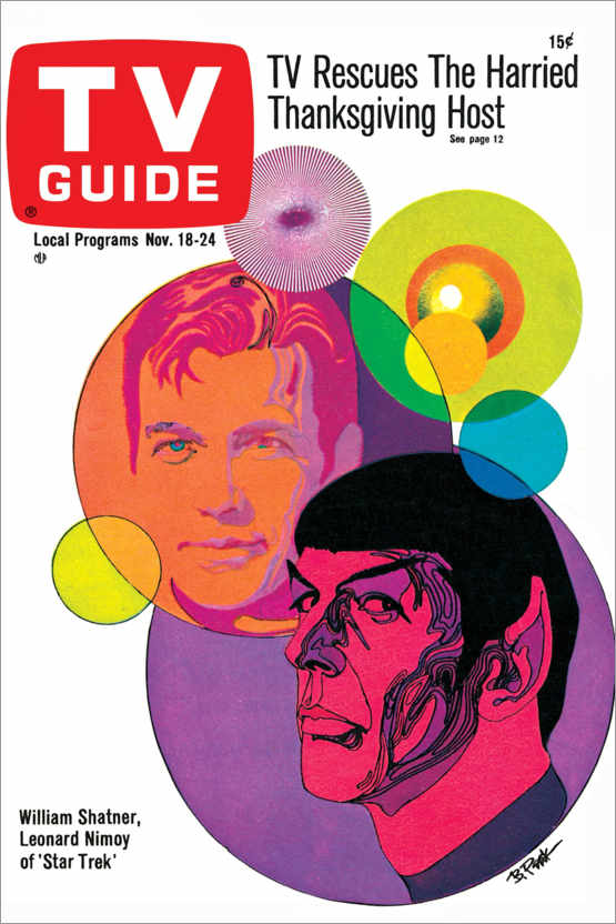Poster Star Trek - Copertina retrò 1967