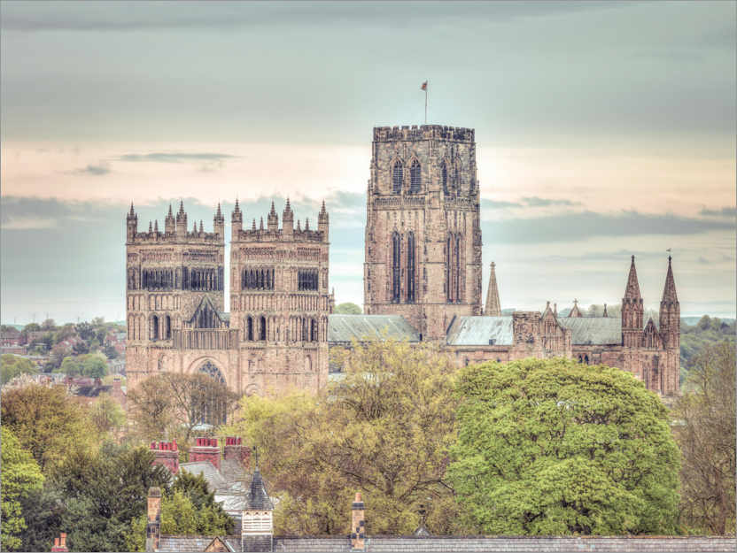 Póster Hermosa Catedral de Durham