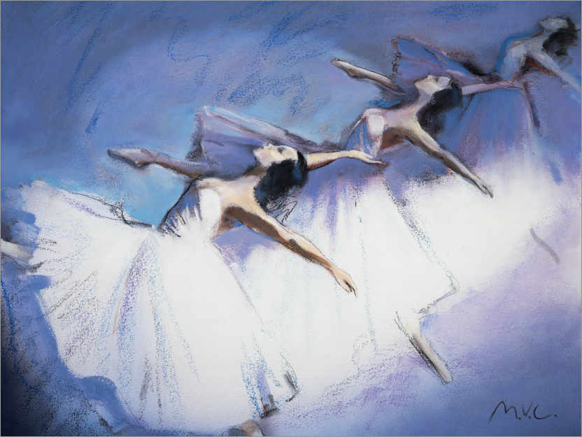 Póster Elegantes bailarinas