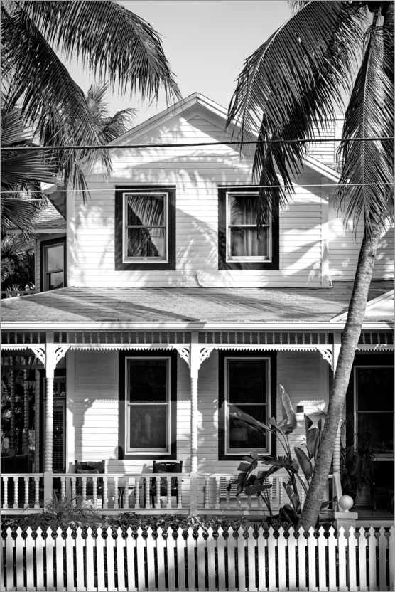 Poster Black Florida - Colonial Architecture