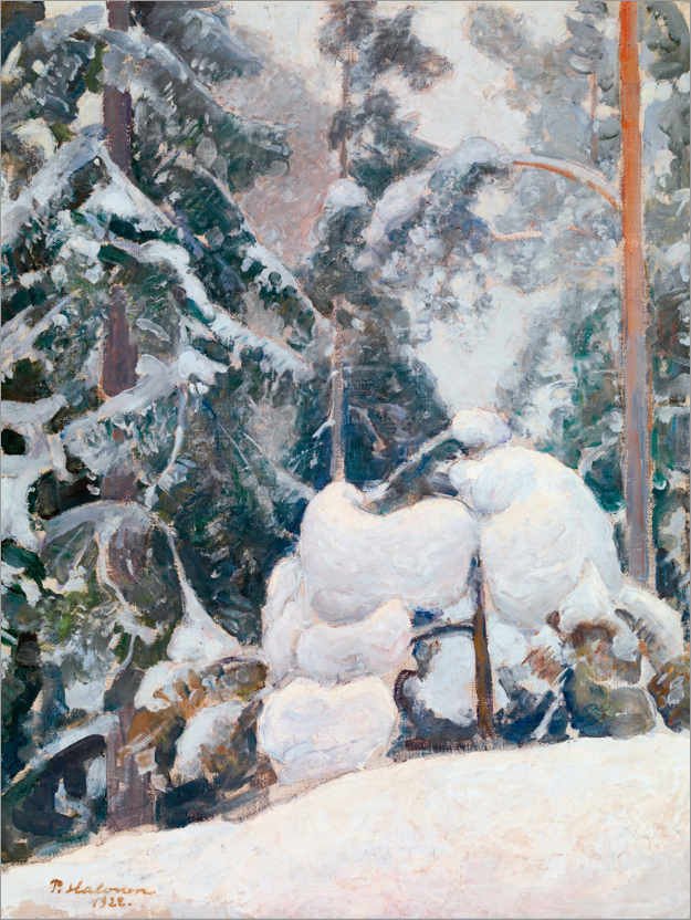Poster Winter Landscape, 1922