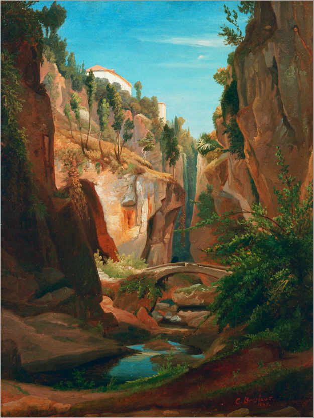 Poster Mountain landscape