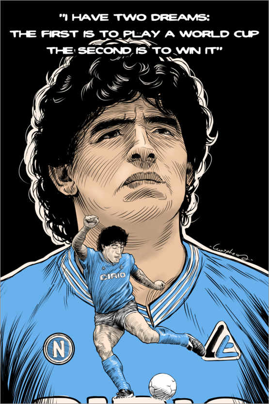 Poster Diego Armando Maradona