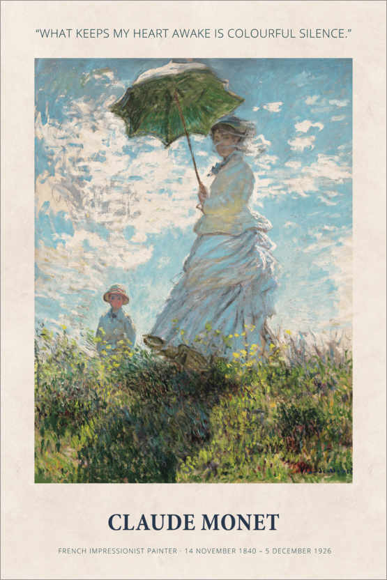 Plakat Claude Monet - Colourful silence