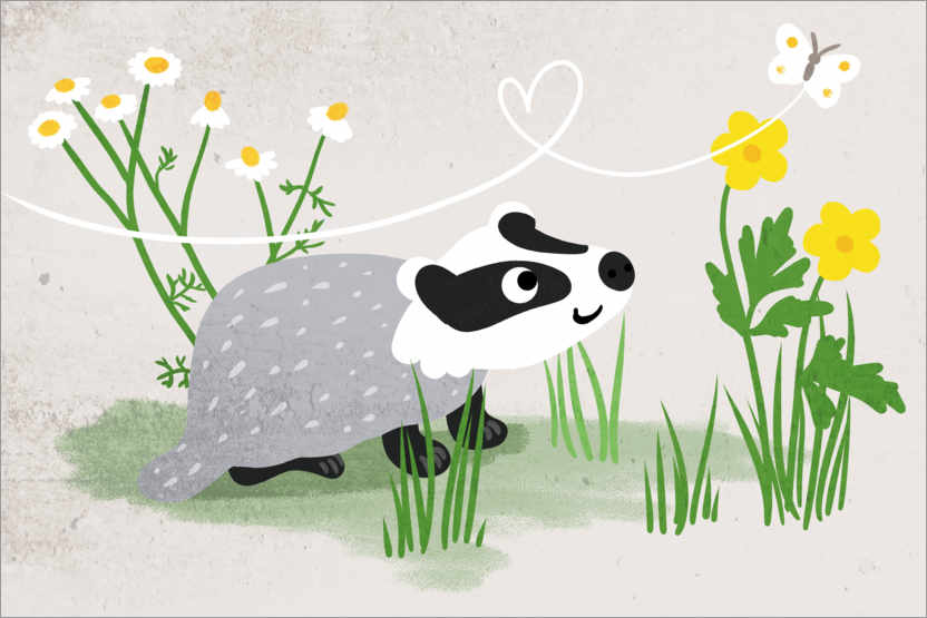 Poster Little badger