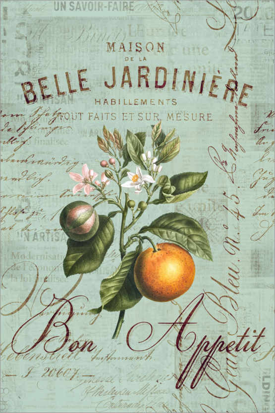 Poster Vintage Orange