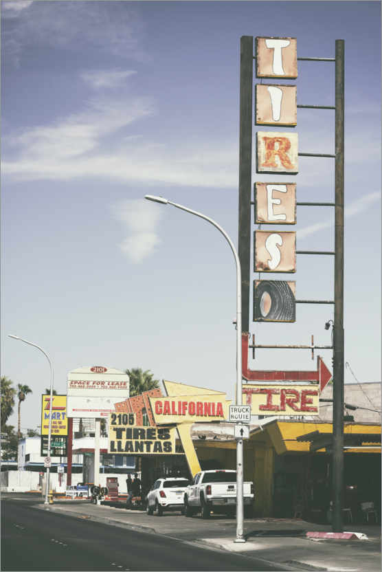 Poster American West - Tires Vegas