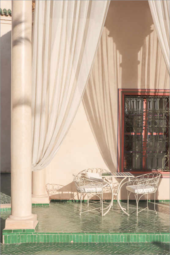 Poster Sommer in Marrakesch