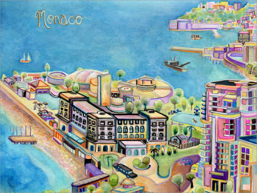 Poster Monaco