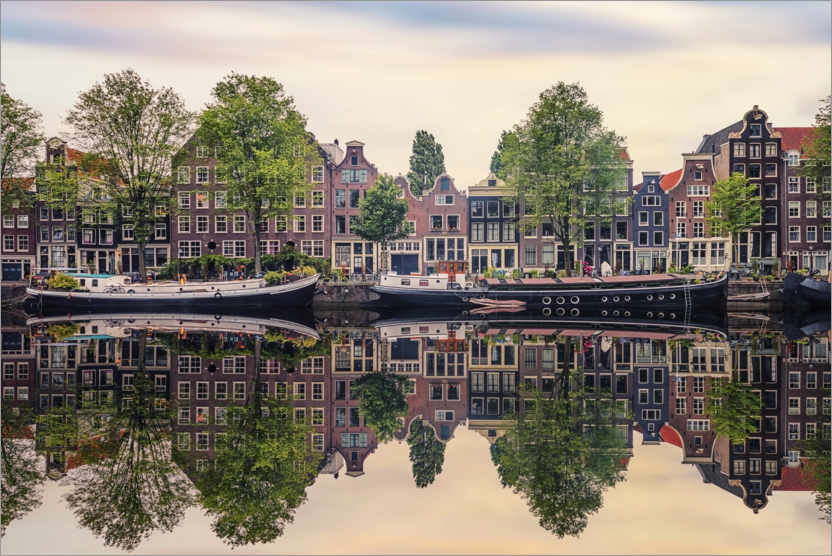 Poster Amsterdam-Reflexion