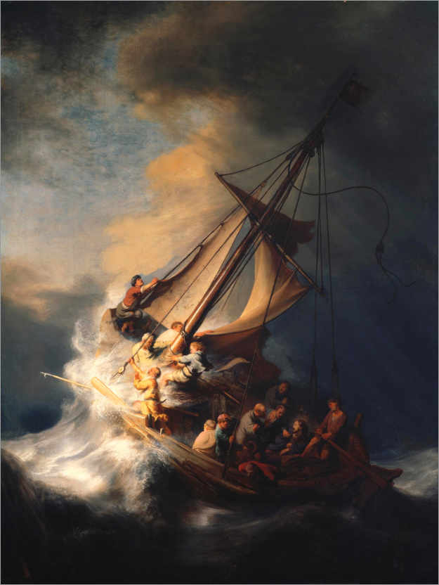 Poster The Storm on the Sea of Galilee, 1633