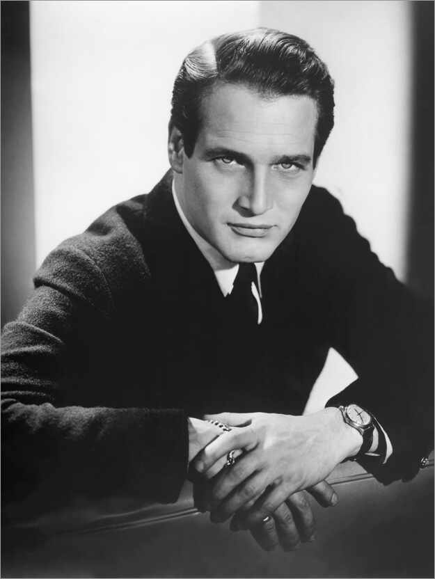 Poster Paul Newman in den 50er Jahren